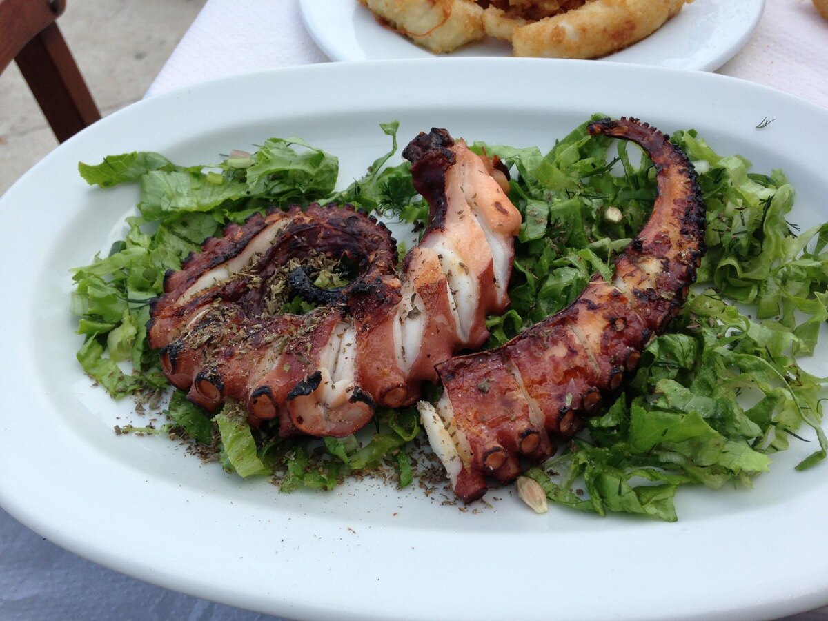 Pulpo a la brasa